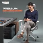 Drogo Neoflex Ergonomic Office Chair for Work from Home Heavy Duty Metal Base - Image 22