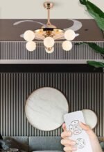 Bellus Chandelier Ceiling Fan with Remote Control - Image 8