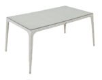 Colombina Outdoor Patio Dining Set 6 Chairs and 1 Table (Pearl white) - Image 3