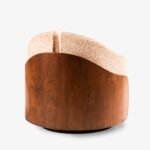 Zyra Revolving Lounge Chair - Image 3