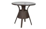 Ace Outdoor Patio Seating Set 4 Chairs and 1 Table Set (Dark Brown) - Image 4