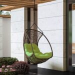 Bianchi Single Seater Hanging Swing Without Stand For Balcony , Garden Swing (Dark Brown )