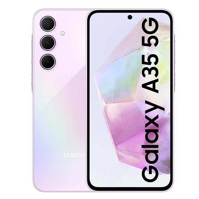 51UfNPV4YPL Samsung Galaxy A35 5G (Awesome Lilac, 8GB RAM, 128GB Storage) - Image 1