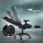 Drogo Viper Ergonomic Gaming Chair With 7 Way Adjustable Seat, Full Reclining Back - Image 11