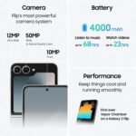 Samsung Galaxy Z Flip 6 5G AI Smartphone (Blue, 12GB RAM, 256GB Storage) with Other Offers - Image 45