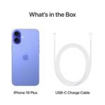 iPhone 16 Plus 256 GB: 5G Mobile Phone with Camera Control, A18 Chip and a Big Boost in Battery Life. Works with AirPods; Black - Image 42