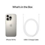 iPhone 16 Pro 512 GB: 5G Mobile Phone with Camera Control, 4K 120 fps Dolby Vision and a Huge Leap in Battery Life. Works with AirPods; Natural Titanium - Image 6