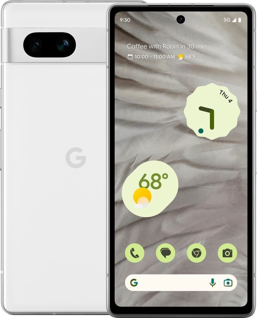 61zTCHkm_LL._SL1113 Google Pixel 7a 5G (Snow, 8GB RAM, 128GB Storage) - Image 1