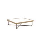 Elix Outdoor Sofa Set 2 Seater, 2 Single seater and 1 Center Table with ottoman (Tan) Braided & Rope - Image 5