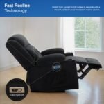 Drogo Luxora Zero Gravity Electric Motorised Single Seater Recliner Sofa with Rapid Recline Technology - Image 5