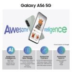 Samsung Galaxy A56 5G (Awesome Olive, 8GB, 256GB) | Metal Frame | Gemini Live | Awesome Intelligence (AI): Circle to Search, Instant Slo-Mo, Auto-Trim, Object Eraser | Flagship Grade Camera - Image 3