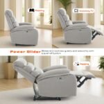 Drogo Valerium Electric Motorised 1 Seater Recliner Sofa with Rapid Recline Technology - Image 11