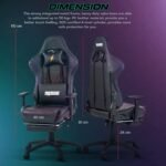 Drogo Emperor Pro Ergonomic Gaming Chair With Footrest, Adjustable Seat & 3D Arm Rest - Image 6