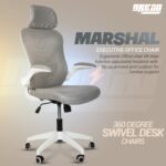 Drogo Marshal Pro Premium Ergonomic Office Chair for Work from Home, Flip-up Armrest - Image 43