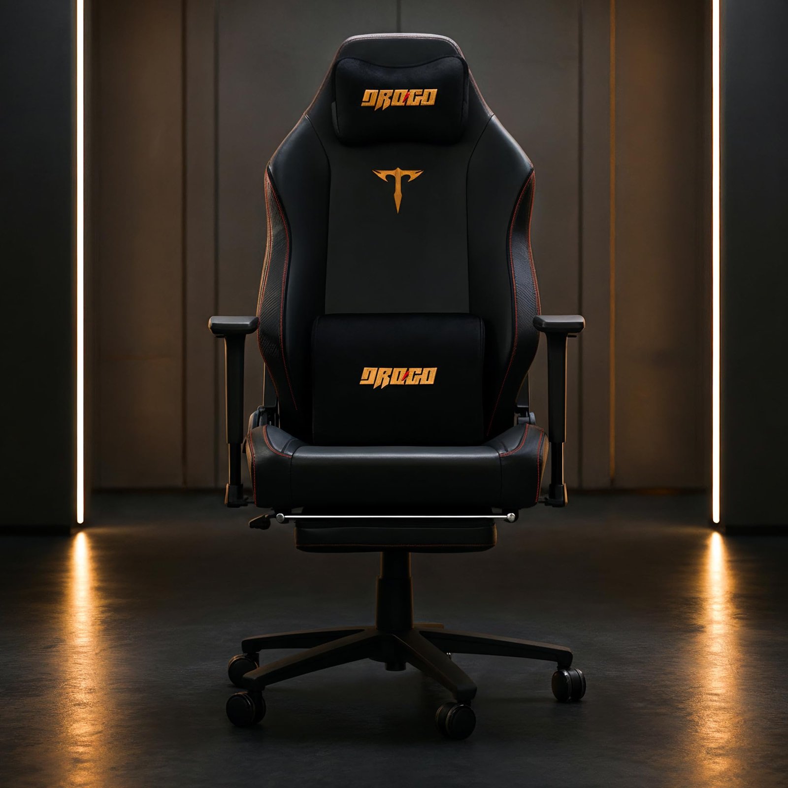 71LfgNwgkzL Drogo Titan Leto Ergonomic Gaming Chair with Hybrid Leatherette Fabric - Image 1