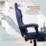 Drogo Throne Ergonomic Gaming Chair With Linkage Armrest,Foot Rest,& Adjustable Seat - Image 12