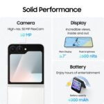 Samsung Galaxy Z Flip7 FE 5G Smartphone with Galaxy AI (Black, 8GB RAM, 256GB Storage), Ultra Sleek Compact Design, 50MP High-Resolution FlexCam, Long-Lasting 4000 mAh Battery, All-New One UI 8 - Image 41