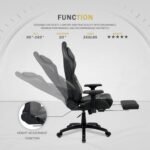 Drogo Matrix Series Multi-Purpose Ergonomic Gaming Chair with Adjustable Seat Height - Image 13