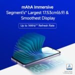 Redmi 15 5G Sandy Purple 6GB + 128GB | Segment's Largest 7000mAhA Battery | Segment's Largest Display 17.53cm(6.9) Up to 144Hz | Snapdragon 6s Gen 3 | 18W Reverse Charging | 50MP AI Dual Camera - Image 81