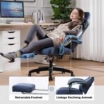 Drogo Throne Ergonomic Gaming Chair With Linkage Armrest,Foot Rest,& Adjustable Seat - Image 11