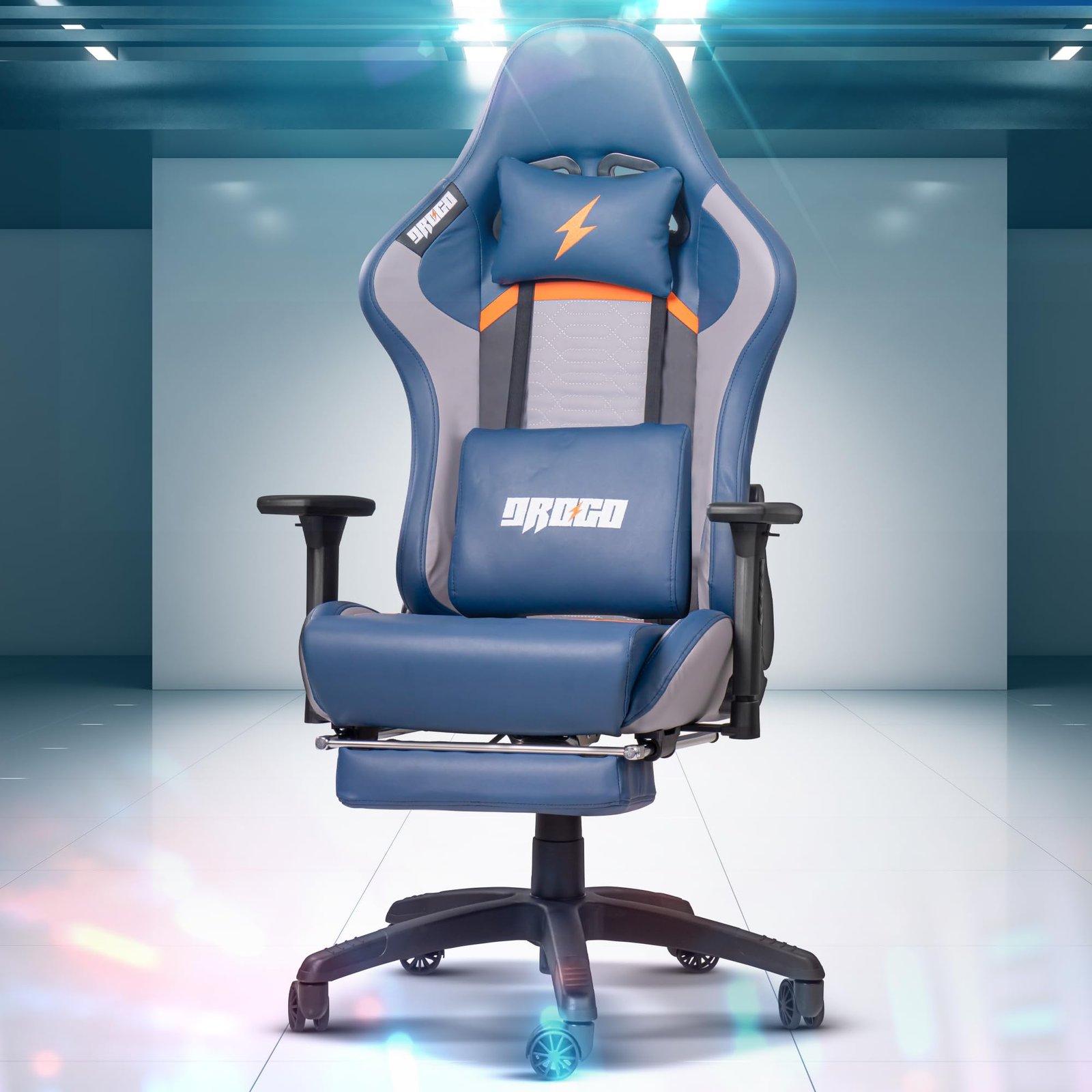 71dU96cE9gL Drogo Racer Pro Series Gaming Chair Computer Chair With Pu Leather, Adjustable Seat - Image 1