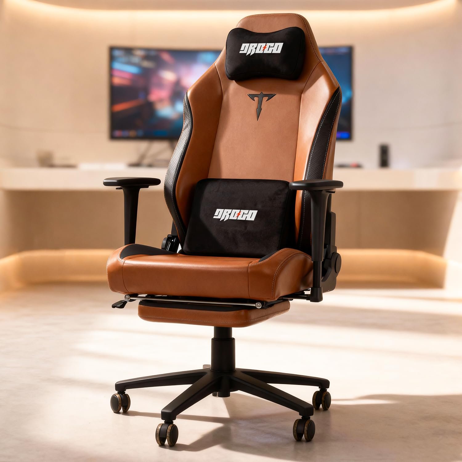 71i28bKu9mL Drogo Titan Forged Ergonomic Gaming Chair with Premium PU Leather Fabric - Image 1