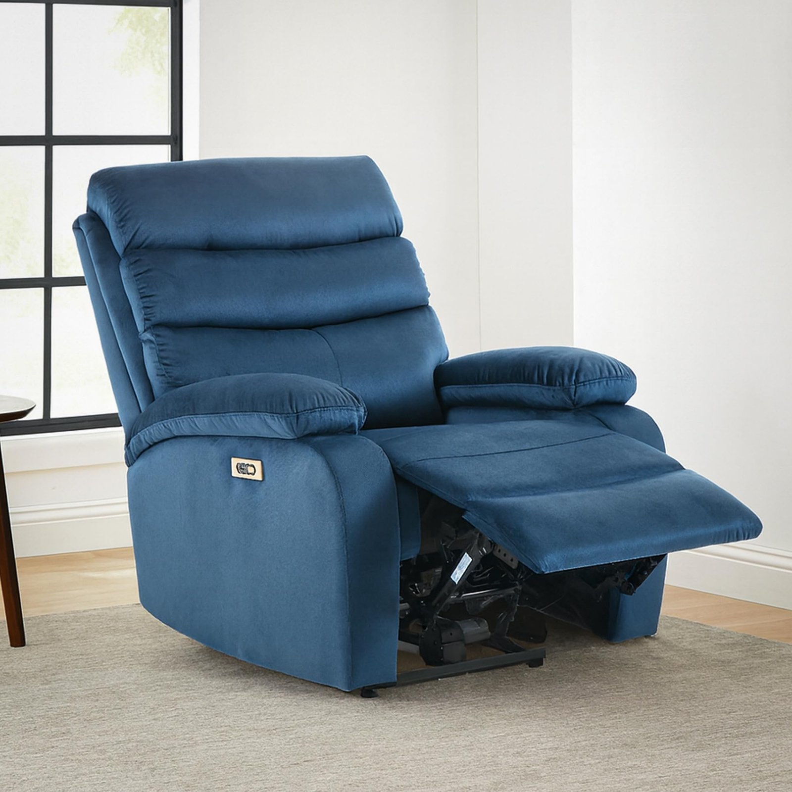 71ntreH58BL_0822f84e-7679-44f2-9a45-228345df2d60 Drogo Valerium Electric Motorised 1 Seater Recliner Sofa with Rapid Recline Technology - Image 1