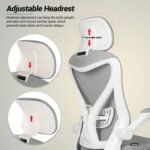 Drogo Marshal Pro Premium Ergonomic Office Chair for Work from Home, Flip-up Armrest - Image 39