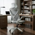 Drogo Marshal Pro Premium Ergonomic Office Chair for Work from Home, Flip-up Armrest - Image 37