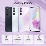 Samsung Galaxy A35 5G (Awesome Lilac, 8GB RAM, 128GB Storage) | Premium Glass Back | 50 MP Main Camera (OIS) | Nightography | IP67 | Corning Gorilla Glass Victus+ | sAMOLED with Vision Booster - Image 2