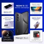 Redmi 15 5G Sandy Purple 6GB + 128GB | Segment's Largest 7000mAhA Battery | Segment's Largest Display 17.53cm(6.9) Up to 144Hz | Snapdragon 6s Gen 3 | 18W Reverse Charging | 50MP AI Dual Camera - Image 36