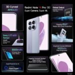 Redmi Note 14 Pro 5G Champagne Gold 8GB RAM 128GB Storage|50 MP Sony Camera Setup|Corning Gorilla Glass Victus 2 | 1.5K 3D Curved AMOLED | Mediatek Dimensity 7300- Ultra |IP68 IP69 - Image 13