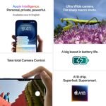 iPhone 16 Plus 256 GB: 5G Mobile Phone with Camera Control, A18 Chip and a Big Boost in Battery Life. Works with AirPods; Black - Image 5