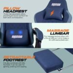 Drogo Throne Ergonomic Gaming Chair With Linkage Armrest,Foot Rest,& Adjustable Seat - Image 14