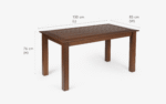 Alfresco Outdoor Dining Table With 4 Arm Chairs And Bench - Image 13