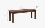 Alfresco Outdoor Dining Table With 4 Arm Chairs And Bench - Image 12