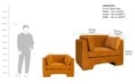 Arrow 1 Seater Sofa - Image 5
