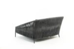 Elvey Outdoor Poolside Sunbed With Cushion Daybed (Grey) Braided & Rope - Image 3