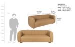 Fior 3 Seater Sofa - Image 5