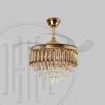 Golden Mamba Chandelier Ceiling Fan with Remote Control - Image 9