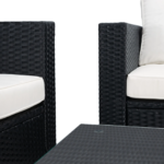 Power Outdoor Sofa Set 2 Seater , 2 Single seater and 1 Center Table Set (White) - Image 7