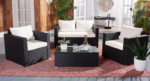 Power Outdoor Sofa Set 2 Seater , 2 Single seater and 1 Center Table Set (White) - Image 3