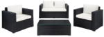 Power Outdoor Sofa Set 2 Seater , 2 Single seater and 1 Center Table Set (White) - Image 5