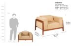 Joy 1 Seater Sofa - Image 12