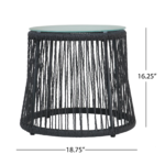 Intra Outdoor Patio Seating Set 2 Chairs and 1 Table Set - Image 6