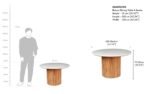 Kotaro 4 Seater Dining Set - Image 11