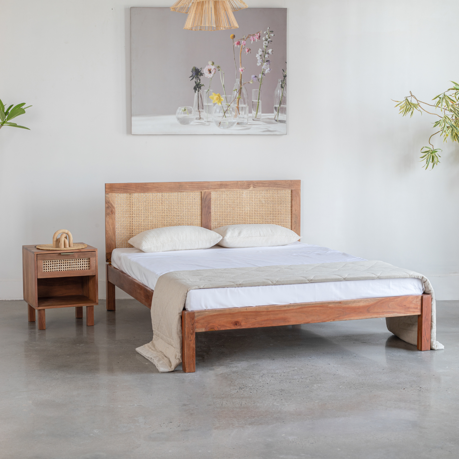 KyotoQueenNonStorageBed Kyoto Queen Non Storage Bed - Image 1