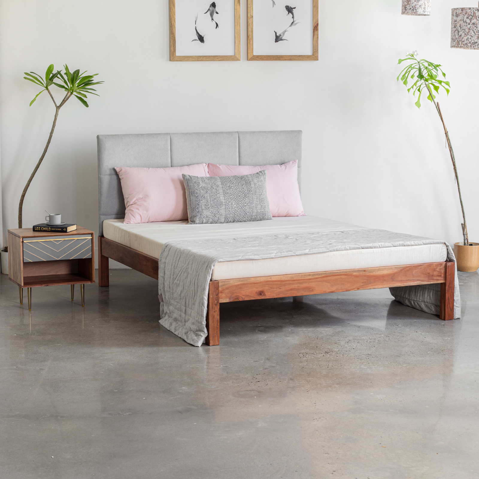 ToshiQueenNonStorageBed Toshi Queen Non Storage Bed - Image 1