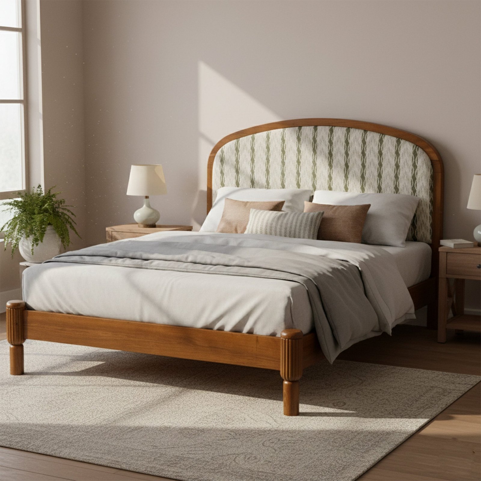 Varnika_Non_Storage_Bed_Queen_Size Varnika Non Storage Bed (Queen Size) - Image 1