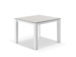 Outre Outdoor Patio Seating Set 4 Chairs and 1 Table Set (White + Grey) Braided & Rope - Image 3